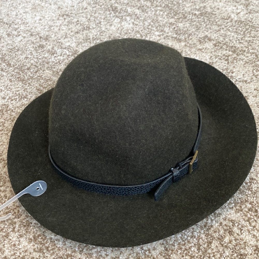 Gap Wool Moss Green Fedora Hat M.L